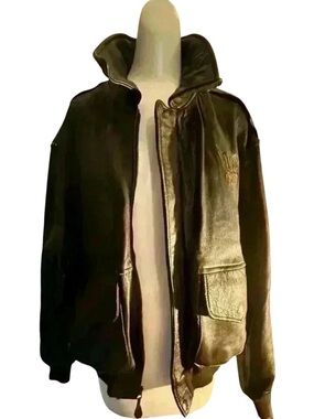 Vintage Winston Leather Bomber Jacket